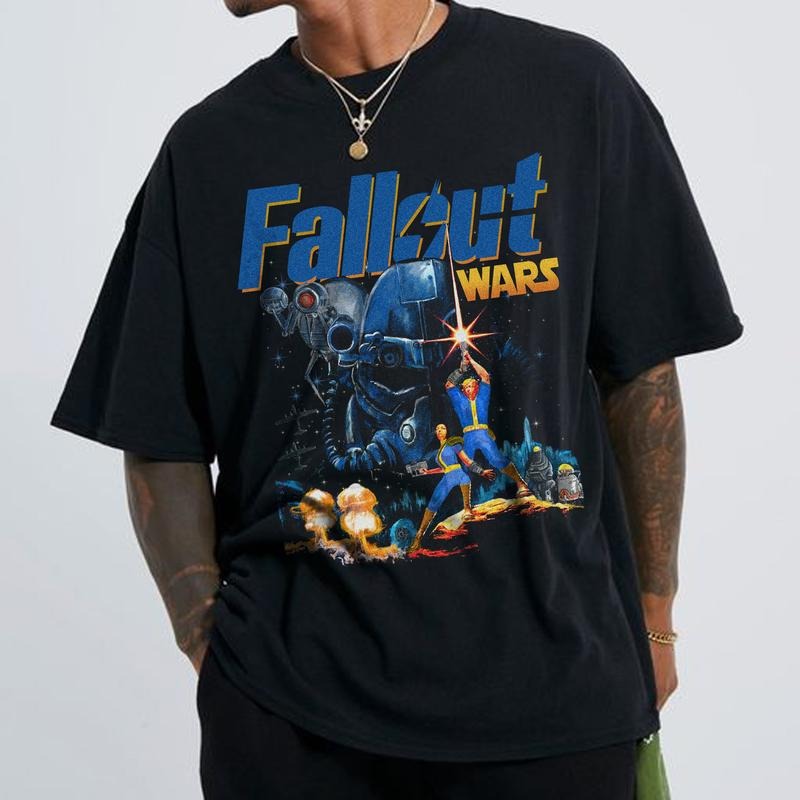 Fallout Wars Vintage Unisex Shirt Sweatshirt Hoodie | TeeBloomCo.com