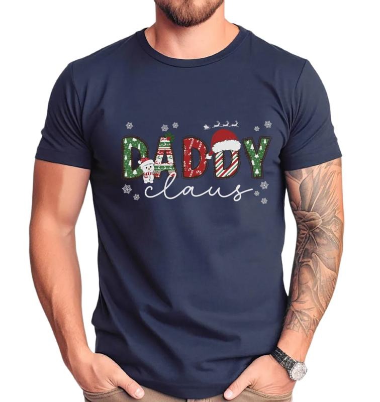 Family Christmas Shirt, Holiday Dad Tee, Unisex Short Sleeve Tee, Casual Clothing Hoodie, Sweatshirt | TeeBloomCo.com