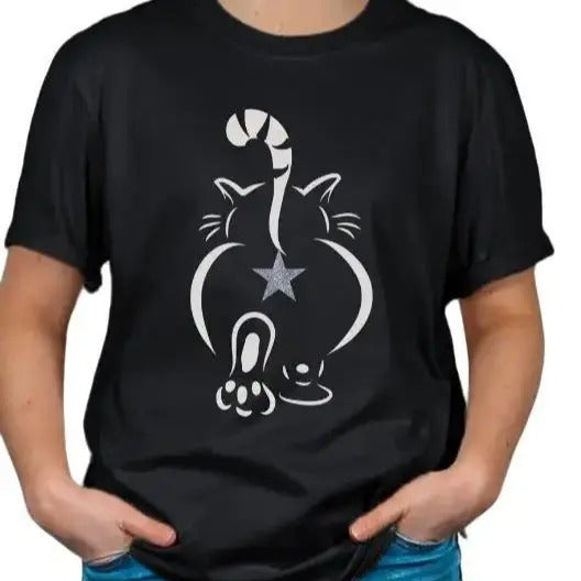 Fancy bum Fluffy Cute Cat Unisex T-shirt Womenswear Hoodie, Sweatshirt | TeeBloomCo.com
