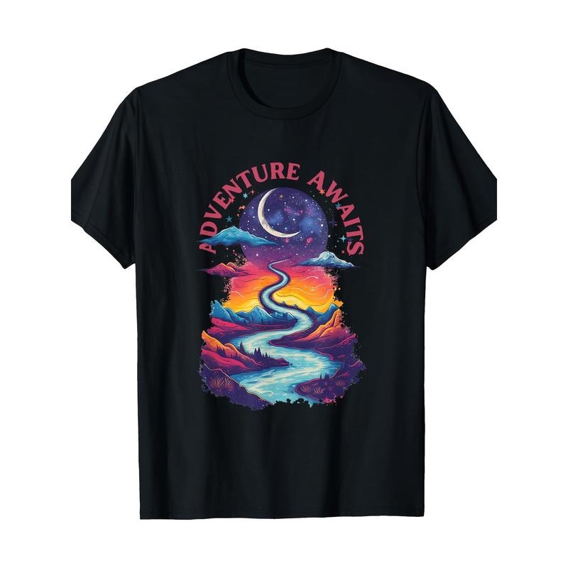 Fantastic Landscape Adventure Waiting Men's T-shirt -100% cotton Made in USA Hoodie, Sweatshirt | TeeBloomCo.com