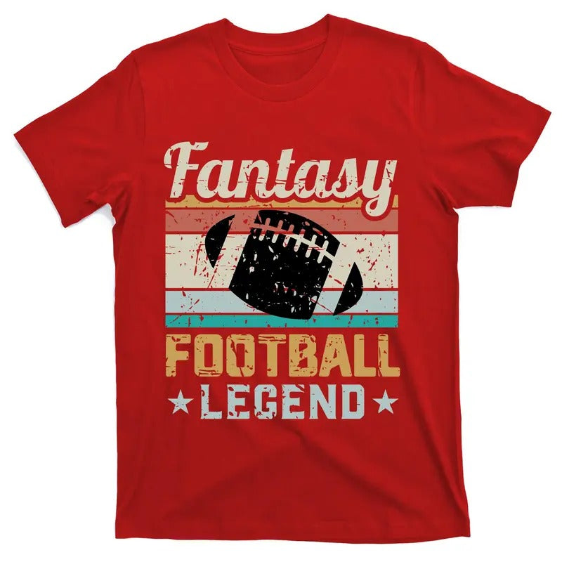 Fantasy Football Legend Retro Style Funny FFB League T-Shirt Hoodie, Sweatshirt | TeeBloomCo.com