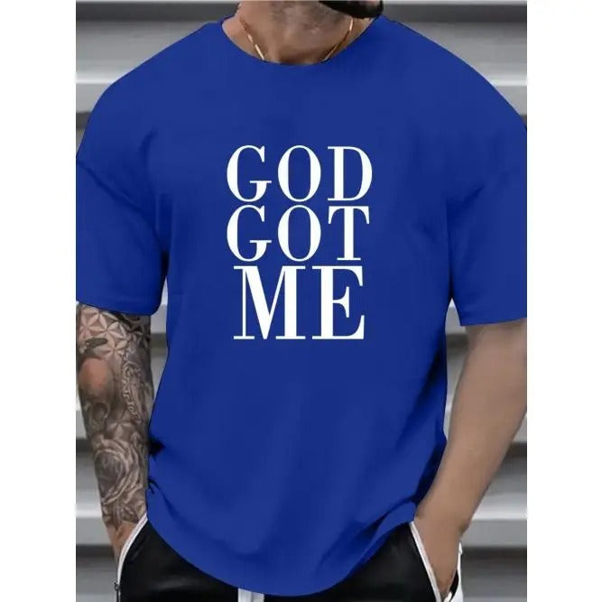 [Fast Arrival] Religious Faith Graphic Tee - Men's Casual Short Sleeve Summer T-Shirt for God Believers