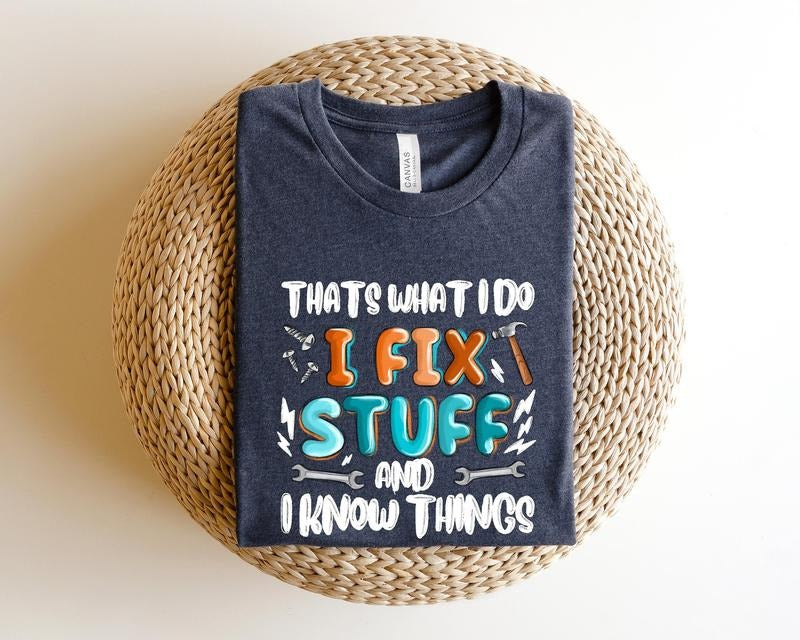 Father's Day Gifts Funny Dad Birthday T Shirt Hoodie Sweater fixer Of Things Shirtnew Dad Shirtdad Shirtdaddy...
