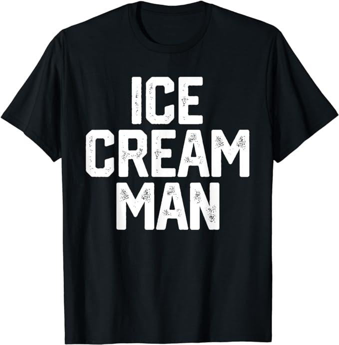 Father's Day T-Shirt, Gifts For Dad, Ice Cream Man Funny Party Costume Father's Day Gift Novelty T-Shirt Menswear Top...