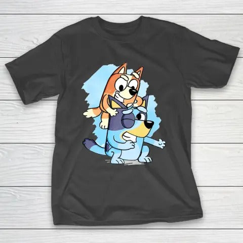Fathers Blueys Dad Mum Love Funny T-Shirt Hoodie, Sweatshirt | TeeBloomCo.com