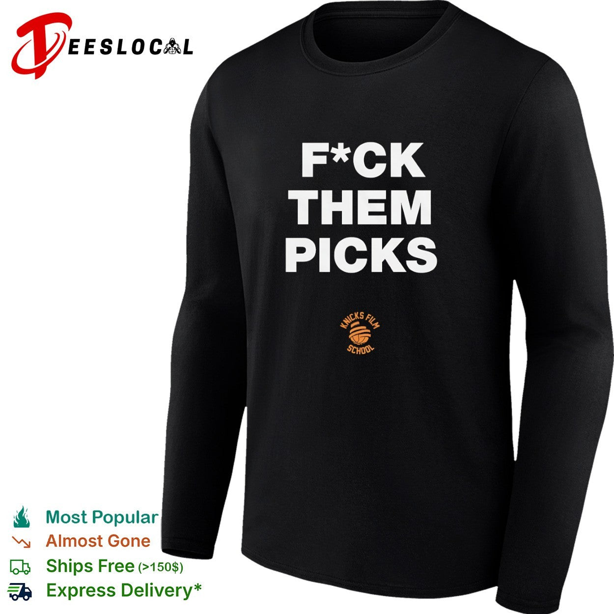 Fck Them Picks New York Knicks NBA Basketball shirt