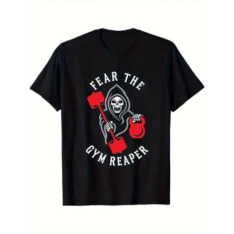 Fear of Fitness Death Halloween Fitness Classic T-Shirt Made in USA Hoodie, Sweatshirt | TeeBloomCo.com