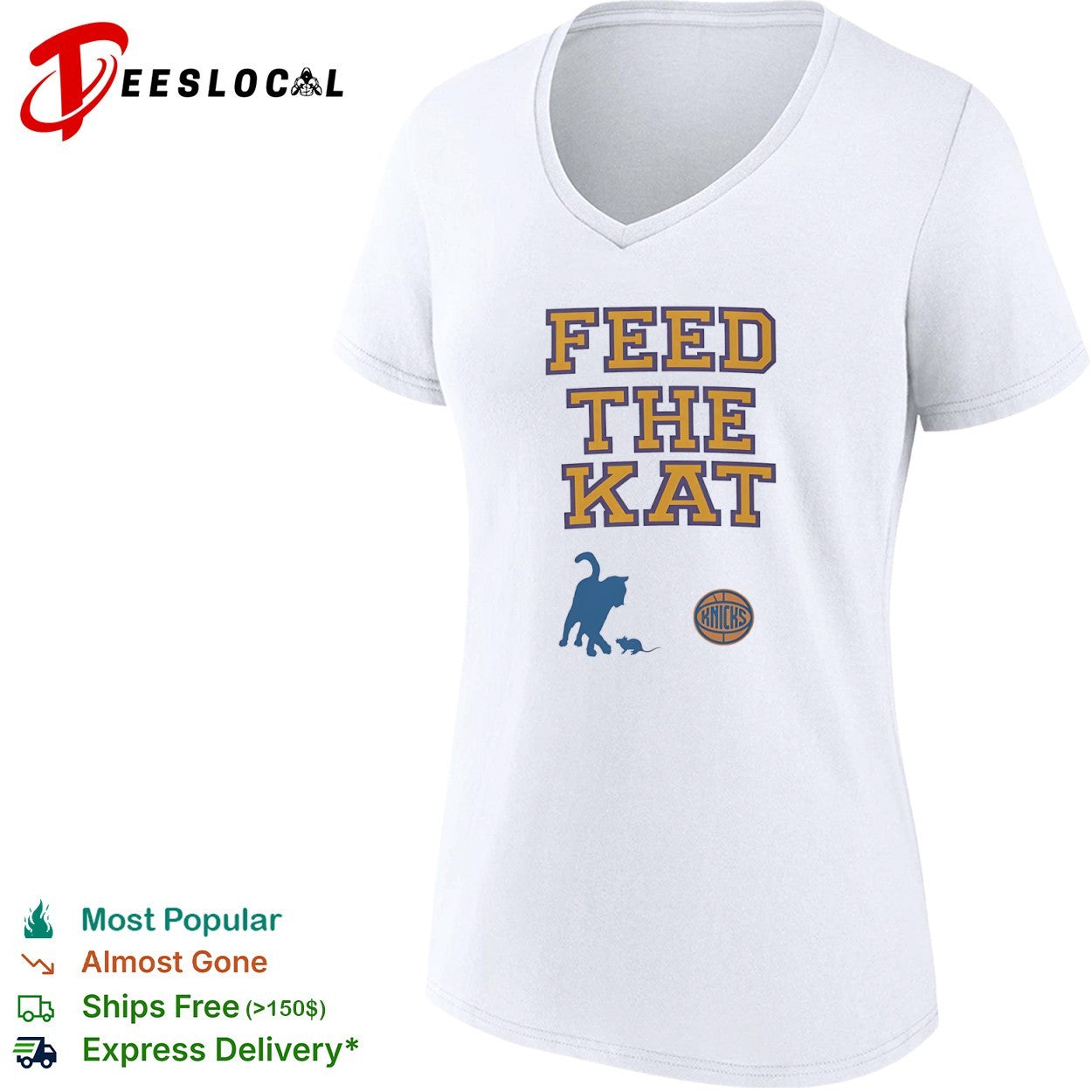 Feed the Kat New York Knicks NBA basketball shirt