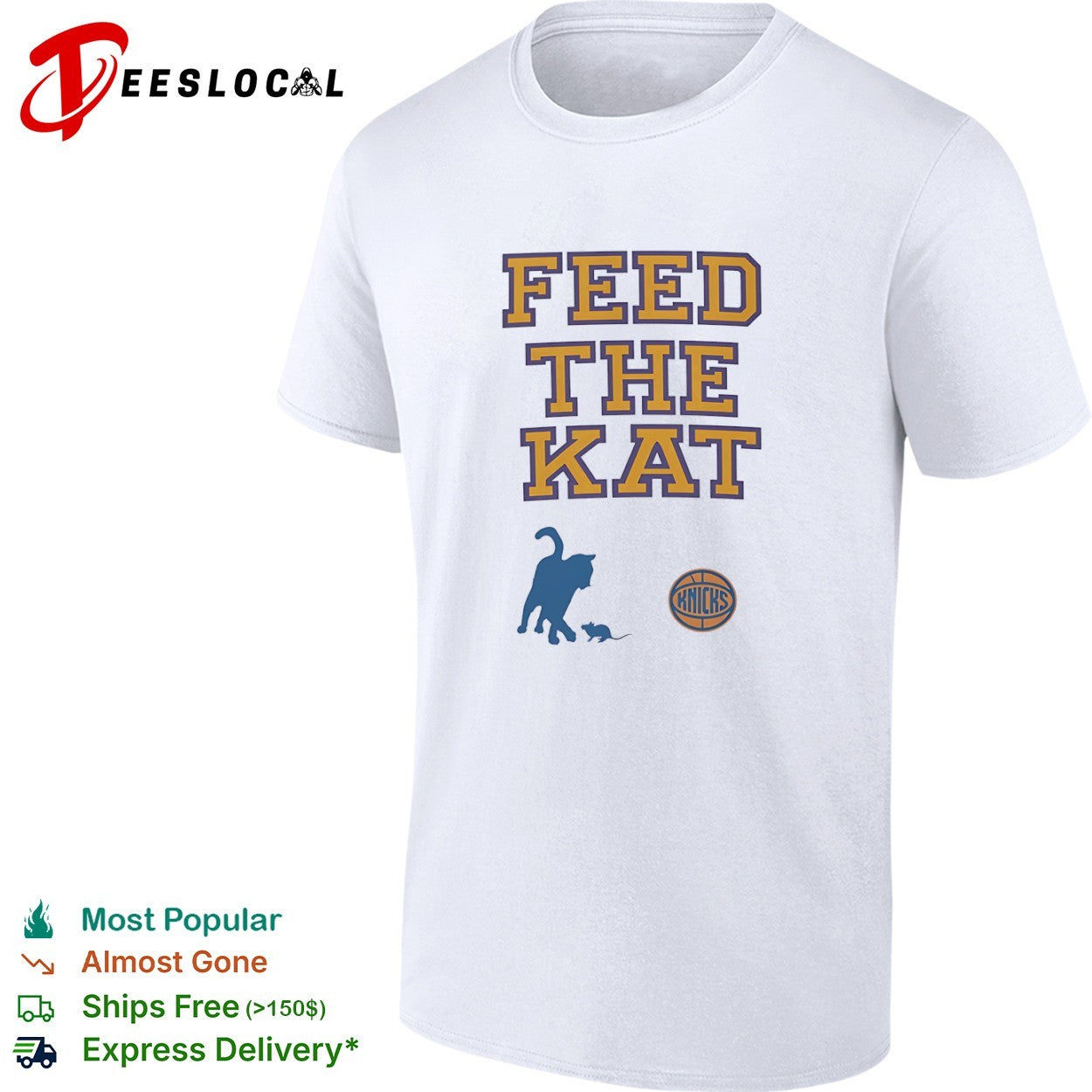Feed the Kat New York Knicks NBA basketball shirt