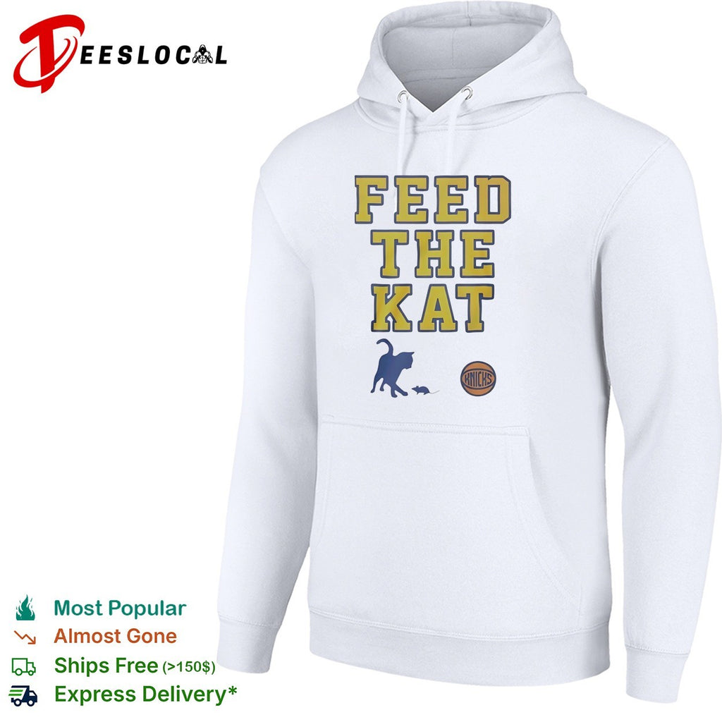 Feed the Kat New York Knicks cat fan slogan shirt