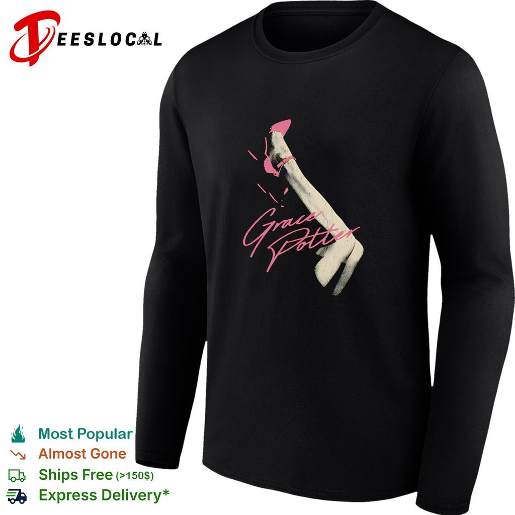 Female vocalist hand butterfly script signature elegant concert art shirt