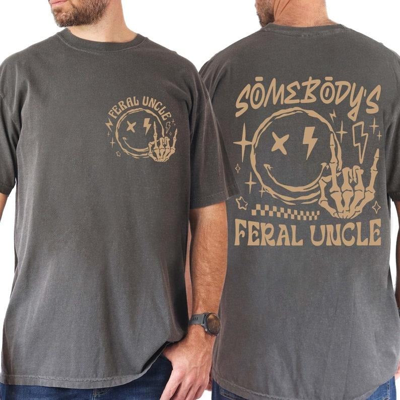 Feral Uncle Shirt for Men, Shirt for Uncle, Pregnancy Reveal, Cool Uncles Shirt for New Uncle, Uncle Sweatshirt, Fathers...