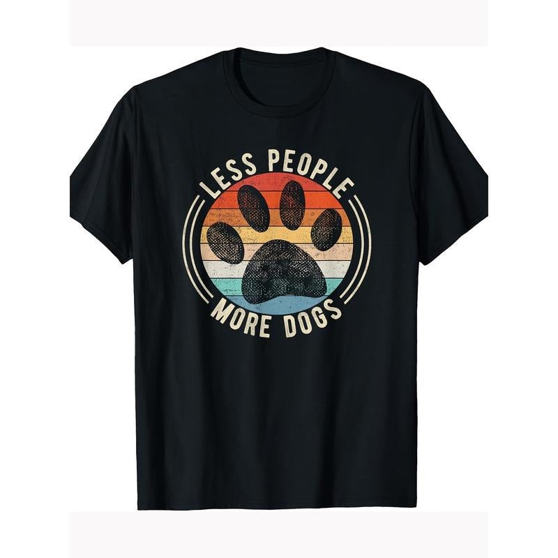 Fewer dog lovers More Dog T-shirt  100% cotton T-shirt Made in USA Hoodie, Sweatshirt | TeeBloomCo.com