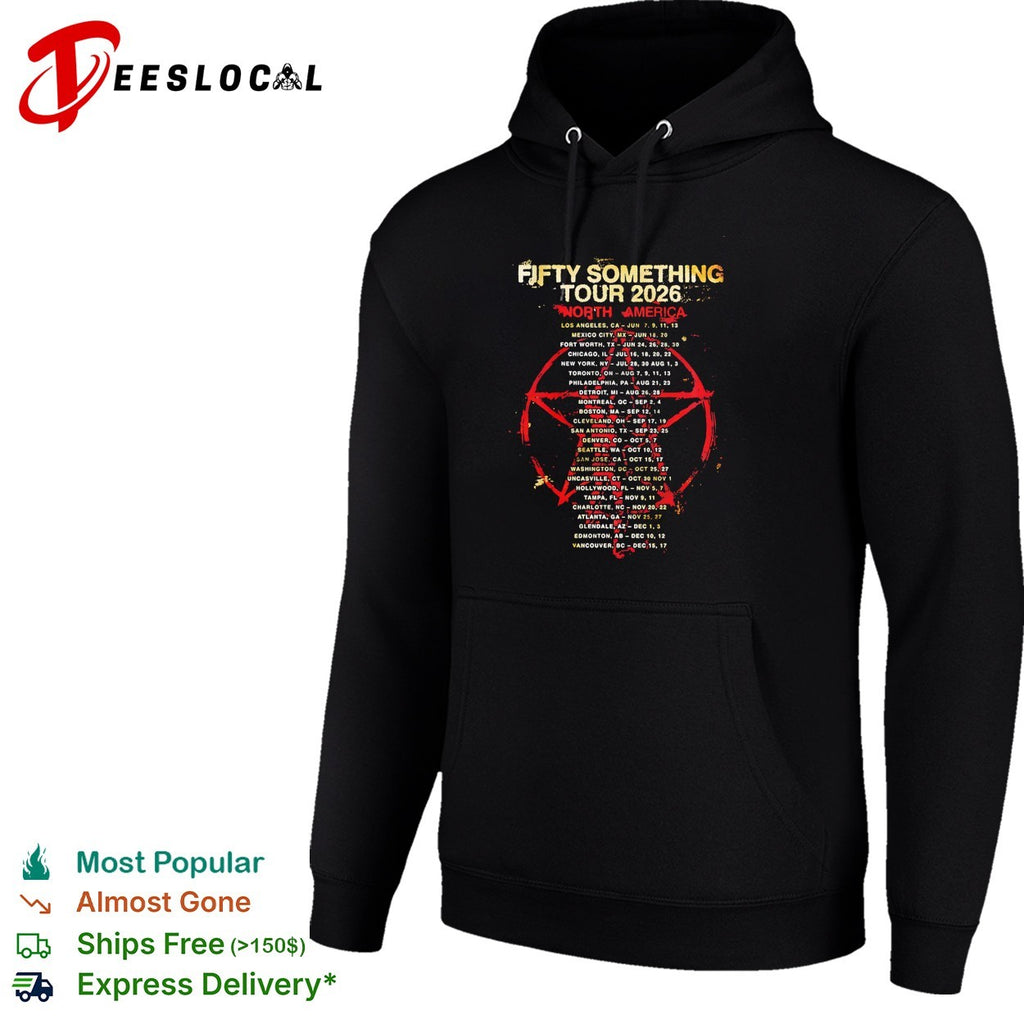 Fifty Something Tour 2026 North America concert dates rock music band tour shirt