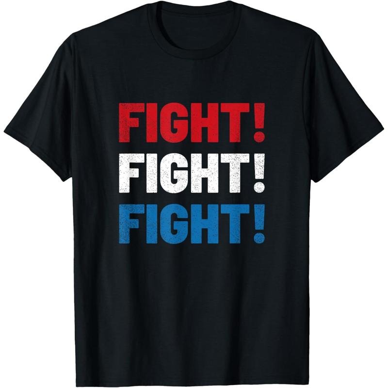 Fight Fight Fight Fist 2024 Vote Trump President Election T-Shirt made in usa Hoodie, Sweatshirt | TeeBloomCo.com