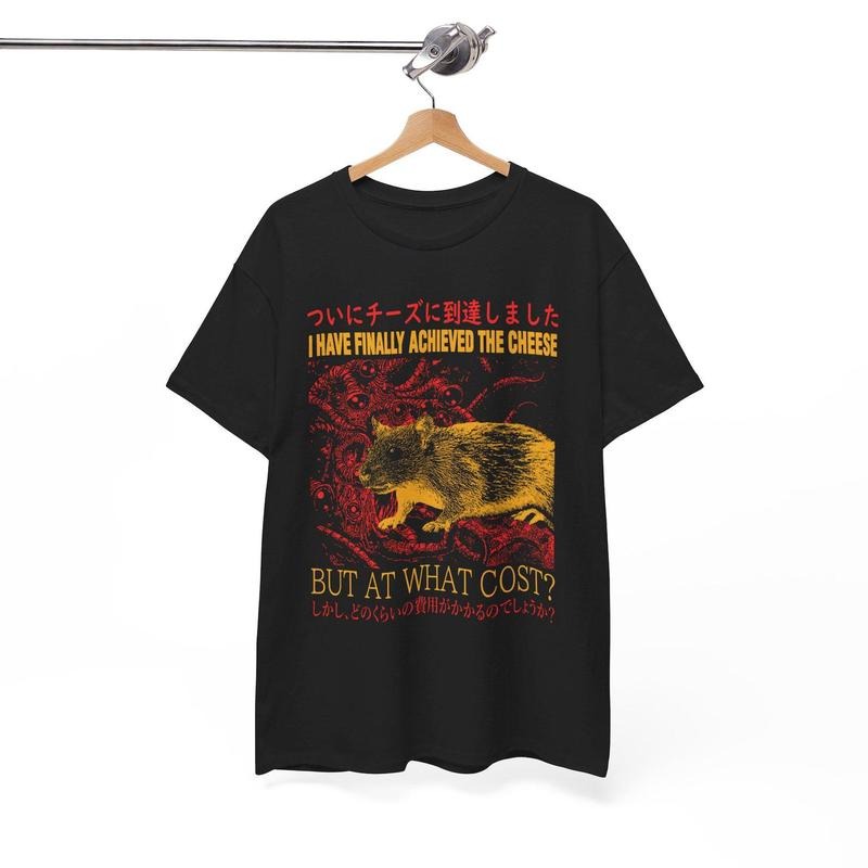Finally Achieved the Cheese Rat T-Shirt Hoodie, Sweatshirt | TeeBloomCo.com