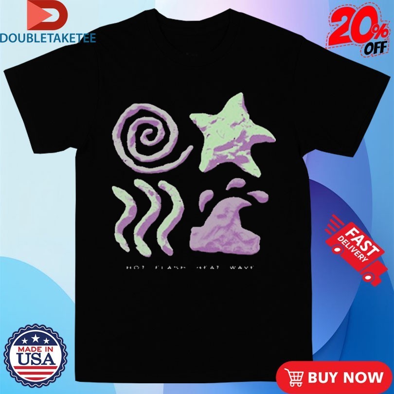 Flash Heat Wave Icons T-shirts
