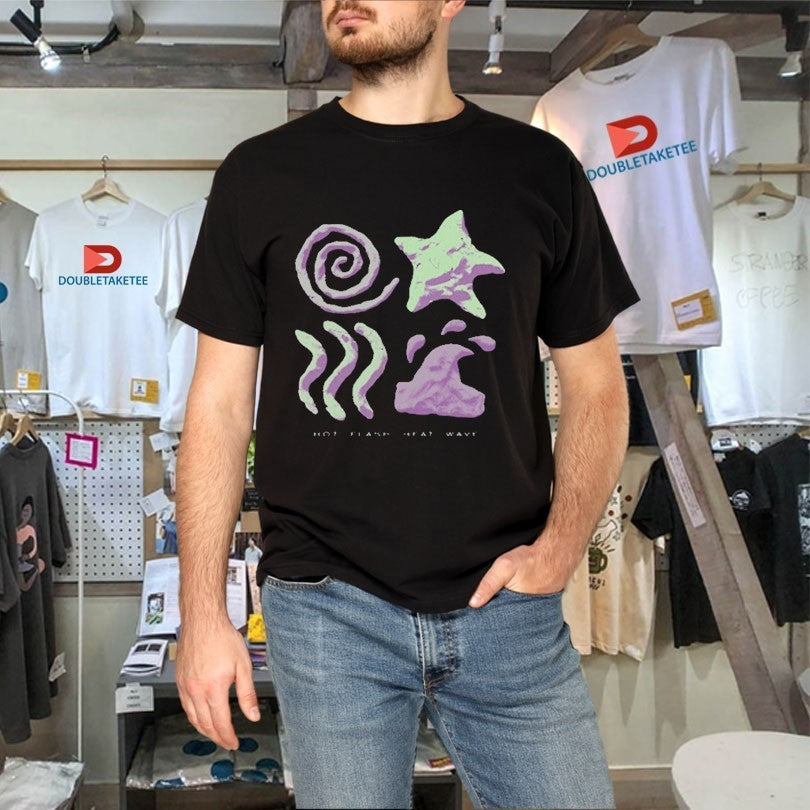 Flash Heat Wave Icons T-shirts