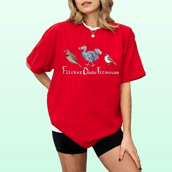 Flicker Dodo Titmouse T-shirt Premium Comfort Stylish Gift For Her Soft Cotton Fabric Hoodie, Sweatshirt | TeeBloomCo.com