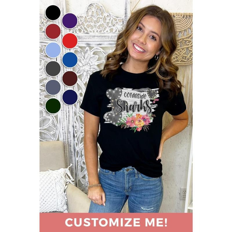 Floral White Washed Brick T-Shirt Hoodie, Sweatshirt | TeeBloomCo.com