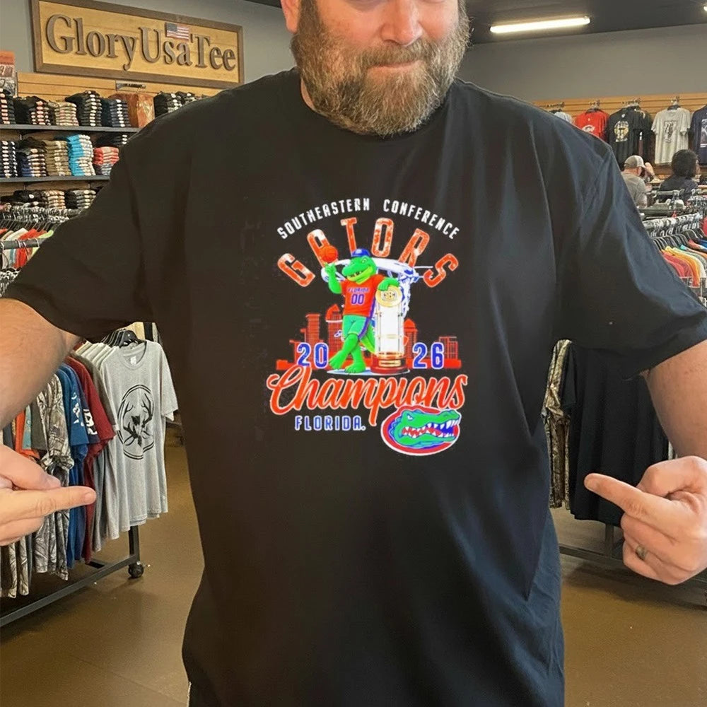 Florida Gators Southeastern Conference Champions 2026 mascot Shirt