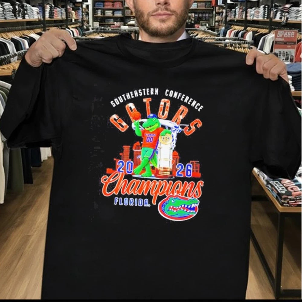 Florida Gators Southeastern Conference Champions 2026 mascot Shirt