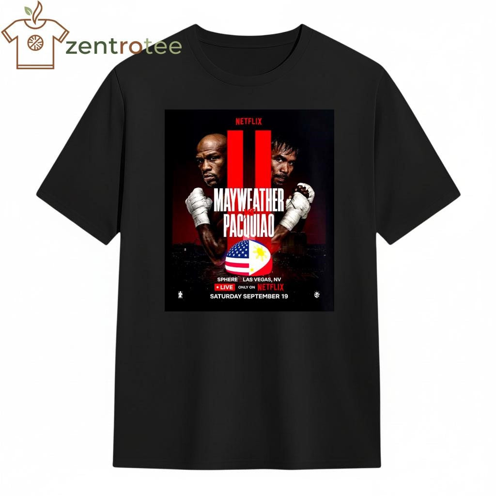 Floyd Mayweather Vs Manny Pacquiao Professional Boxing Match At Sphere Las Vegas On September 19 2026 tee