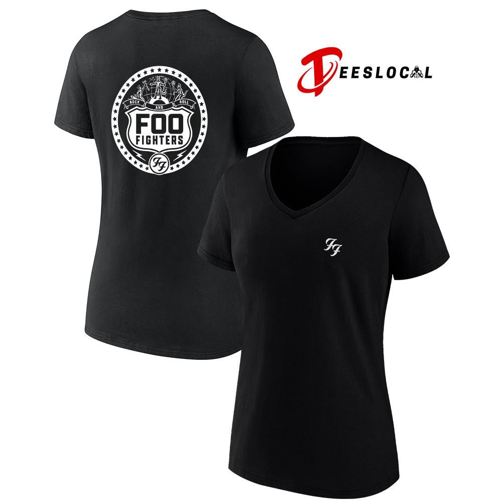 Foo Fighters Take Cover tour Rock and Roll 3 Devils Polo football shirt