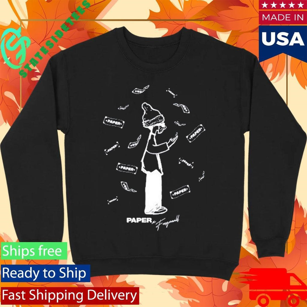 Foosgonewild Foos Get Paper Black Shirt