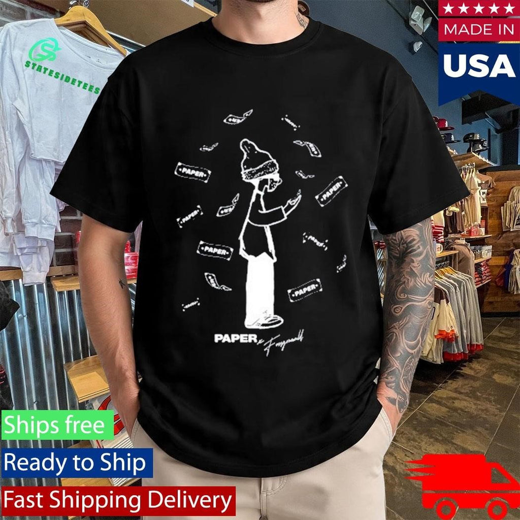 Foosgonewild Foos Get Paper Black Shirt