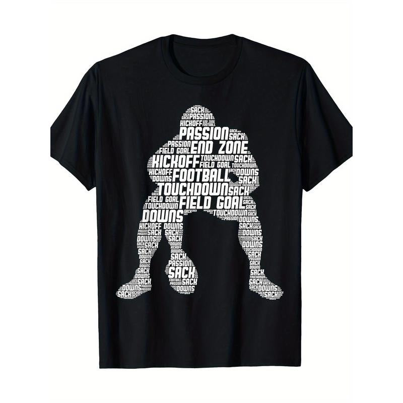 Football Lineman American Football Men T-Shirt-100%cotton-220 made in usa Hoodie, Sweatshirt | TeeBloomCo.com