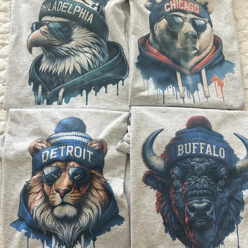 Football Spirit Animal T Shirt Graphic T Shirt Comfy Shirt Hoodie, Sweatshirt | TeeBloomCo.com