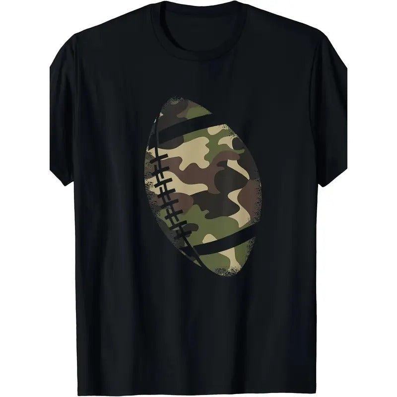 Football T-shirt Camouflage Gift Academy Team Coach Camouflage T-shirt made in usa Hoodie, Sweatshirt | TeeBloomCo.com