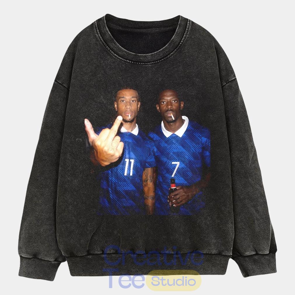 France National Team Olise x Dembele Drunk Smoke T-Shirt