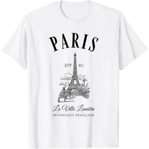 France Paris Eiffel Tower T-Shirt Made in USA Hoodie, Sweatshirt | TeeBloomCo.com