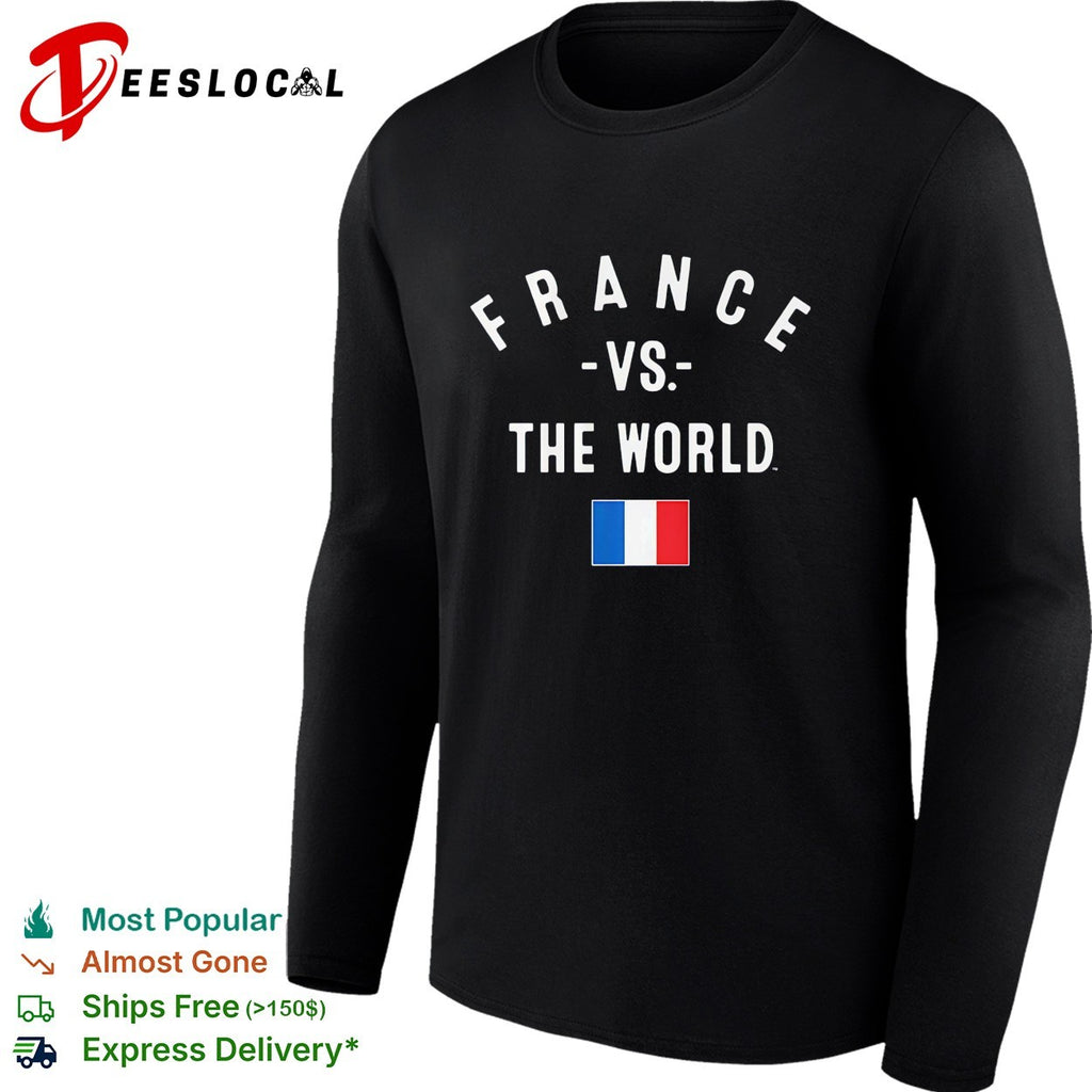 France vs The World FIFA World Cup 2026 having flag shirt