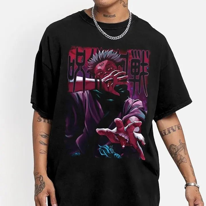 Free Shipping_Ryomen Sukuna Anime Shirt Hoodie, Sweatshirt | TeeBloomCo.com