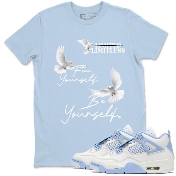 Free Yourself Be Yourself Sneaker Tee - Unisex Sneaker Shirts To Match 4 Forget Me Not Hoodie, Sweatshirt | TeeBloomCo.com