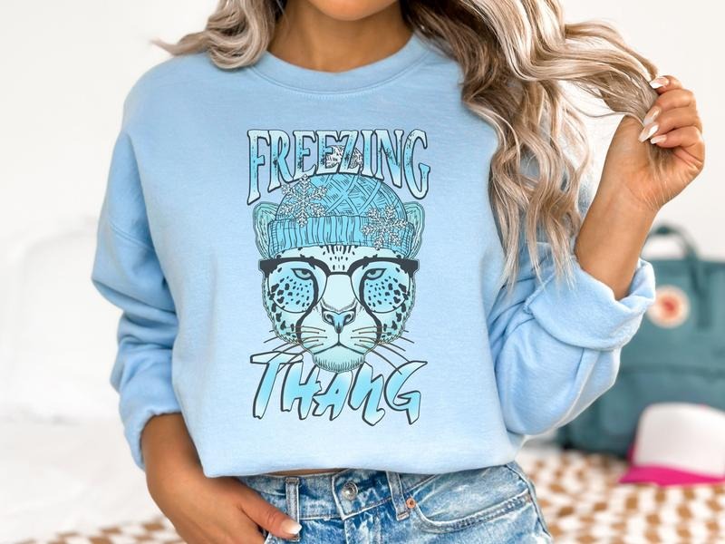Freezing Thang Sweatshirt, Freezing Weather Sweatshirt T-Shirts, Hoodie | TeeBloomCo.com