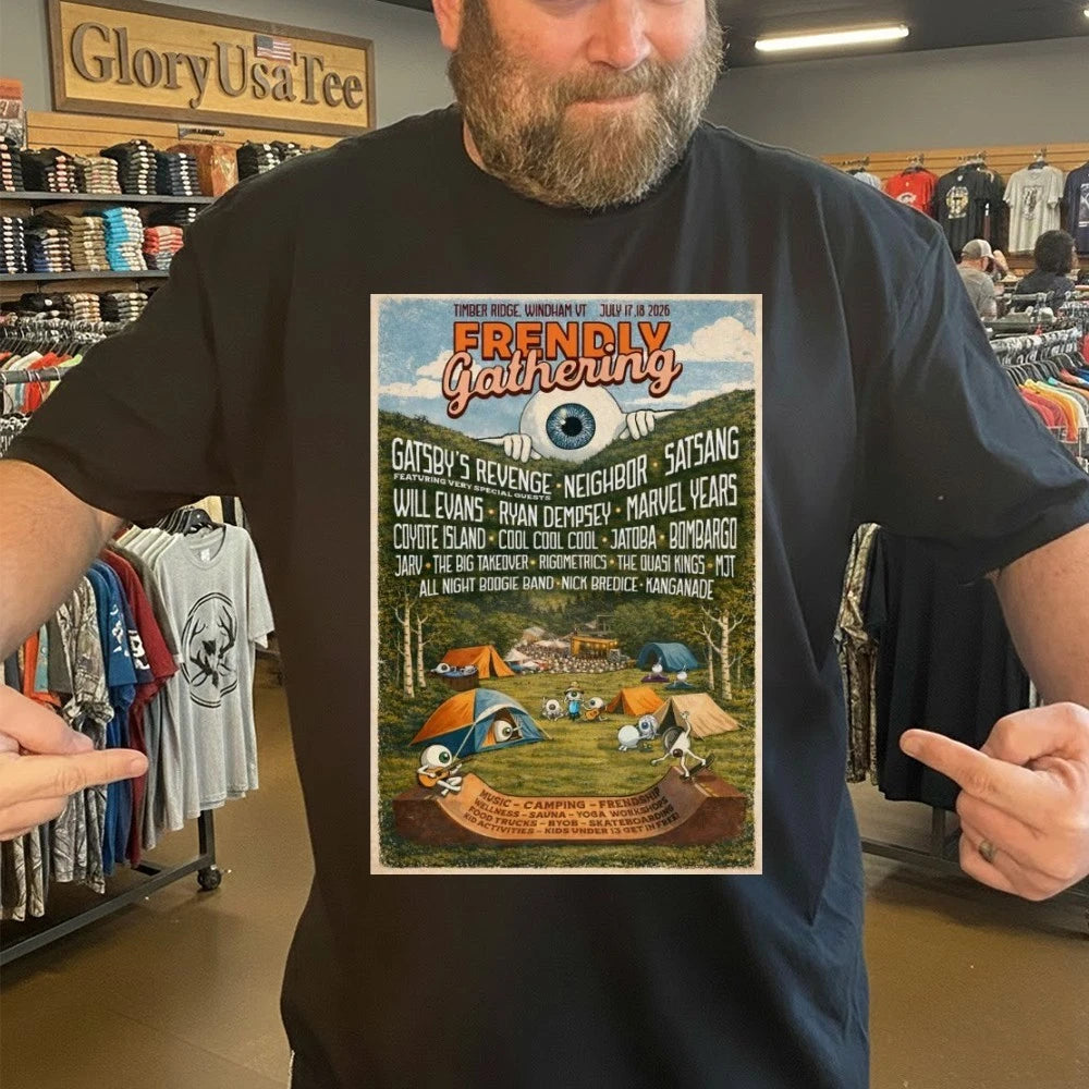 Frendly Gathering Windham VT 7-17.7-18-2026 Poster Shirt