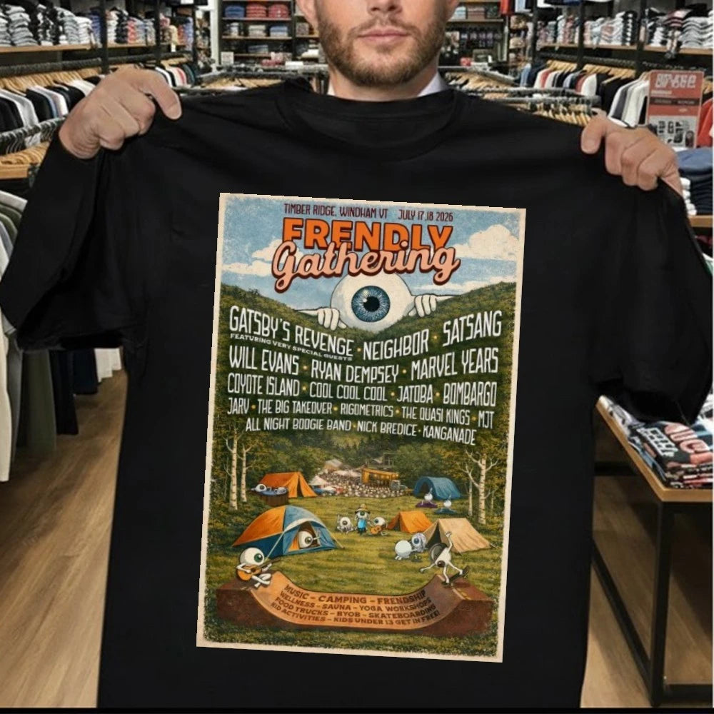 Frendly Gathering Windham VT 7-17.7-18-2026 Poster Shirt