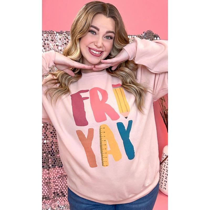 Fri-Yay Ruler Graphic Sweatshirt T-Shirts, Hoodie | TeeBloomCo.com