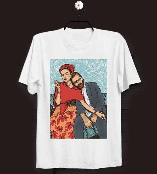 Frida Kahlo And Vincent Van Gogh Cool Ideal Gift Unisex T Shirt Menswear Top Hoodie, Sweatshirt | TeeBloomCo.com