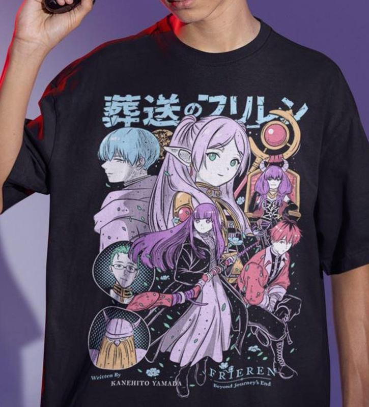 Frieren Beyond Journey's End Shirt, Frieren Anime Shirt, Frieren Sweatshirt, Frieren Unisex Cotton Tee Hoodie
