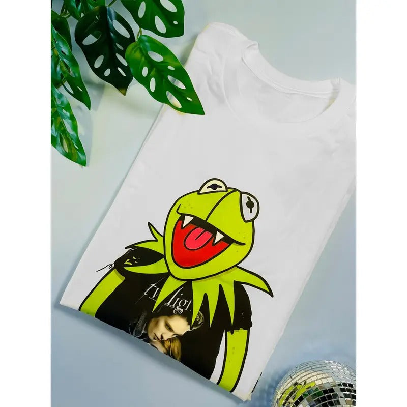 Frog Vampire full color design on white unisex shirt Hoodie, Sweatshirt | TeeBloomCo.com