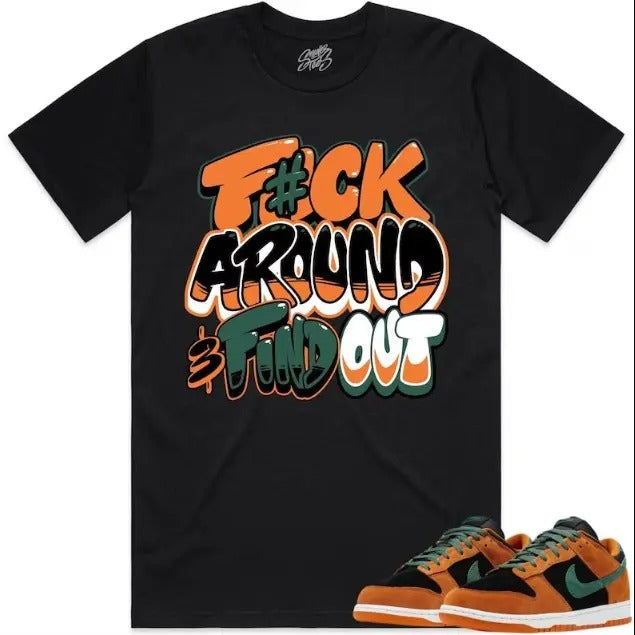 Fuch around and find out Ceramic Dunks Shirt to Match - Dunks Matching Sneaker Tees Hoodie, Sweatshirt | TeeBloomCo.com