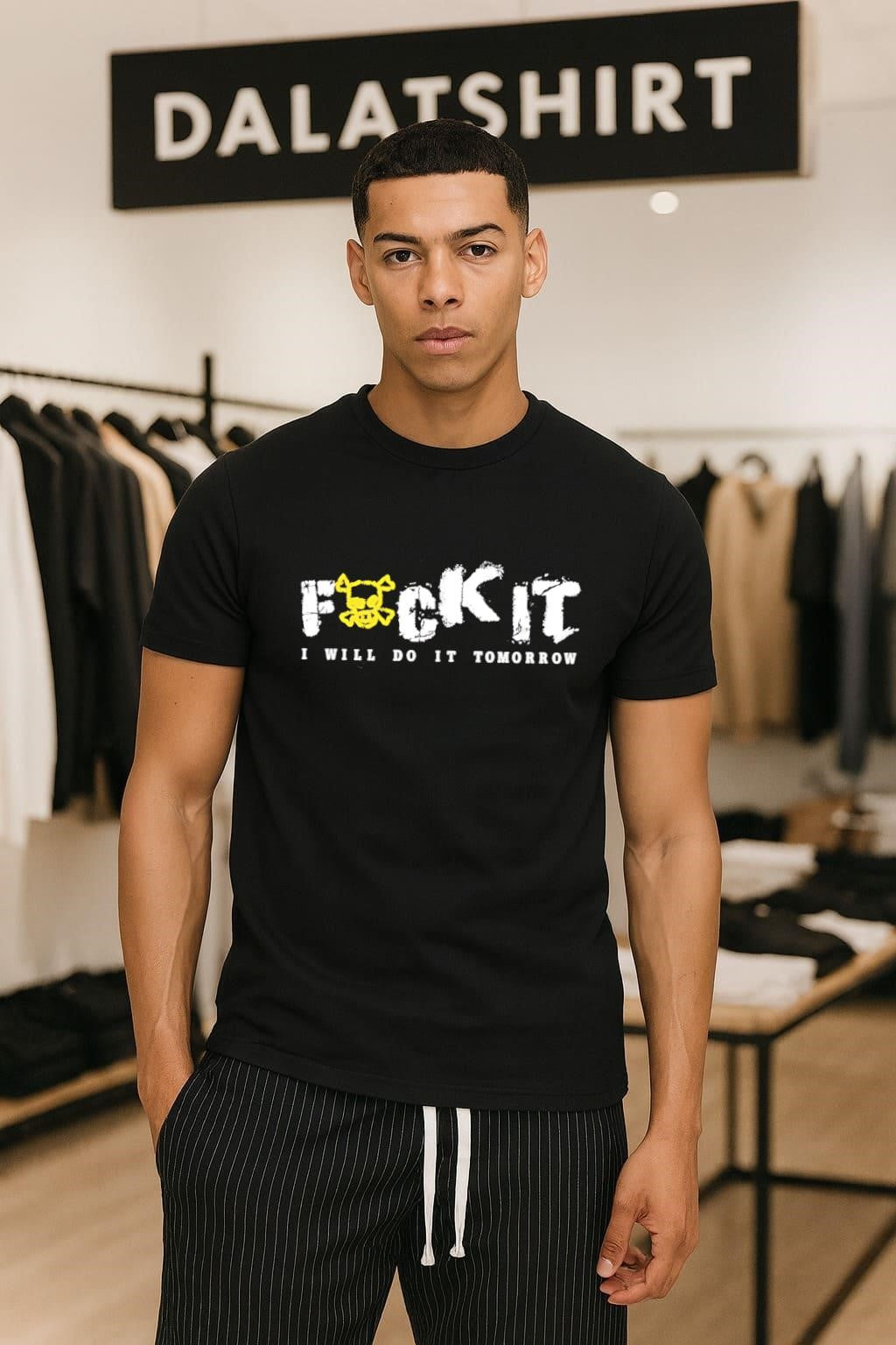 Fuck It I Will Do It Tomorrow Skull Crossbones shirt