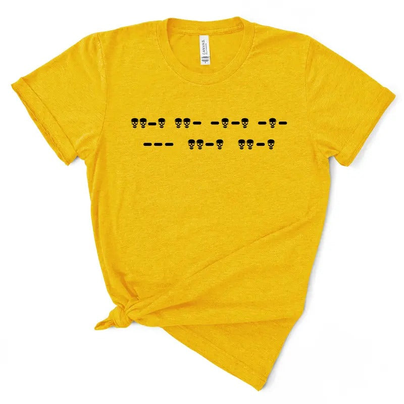 Fuck Off Morse Code TShirt Hoodie, Sweatshirt | TeeBloomCo.com