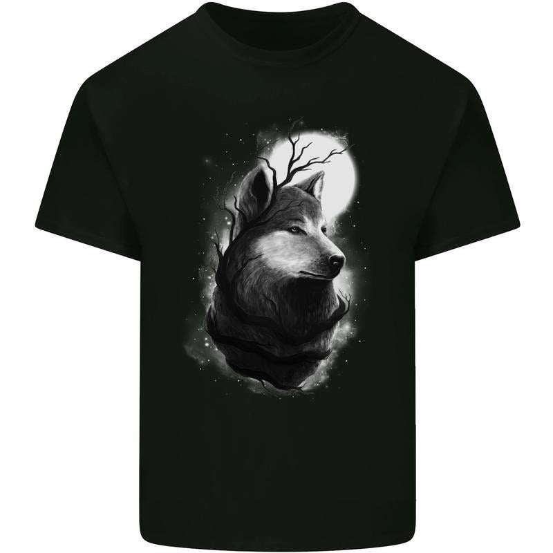 Full Moon Wolf Werewolves Wolves Mens Cotton T-Shirt Tee Top Made in USA Hoodie, Sweatshirt | TeeBloomCo.com