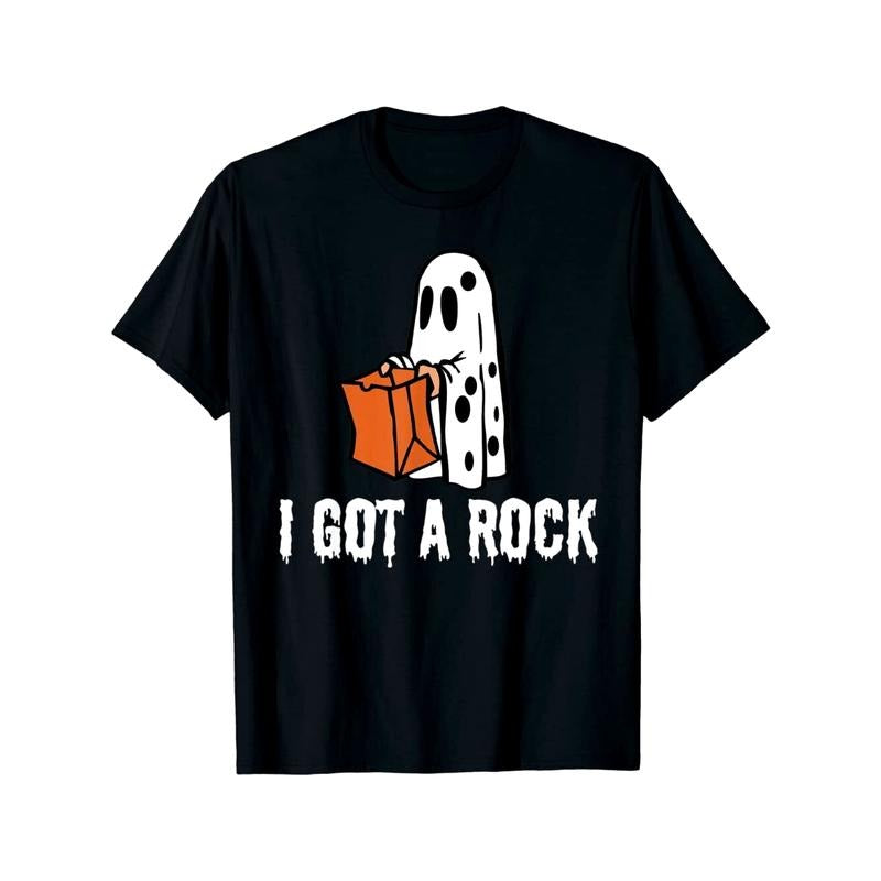 Fun & Spooky Halloween T-Shirt - 100% Cotton, Short Sleeve, Round Neck, Casual Wear